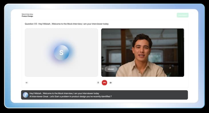 AI Mock Interview main preview
